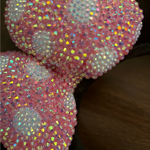 Handmade Rhinestone Minnie ears - Picture 4 of 5